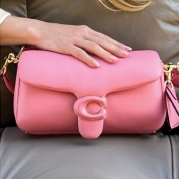 Coach Tabby 26 Pillow Bag Baby Pink Crossbody Bag Barbiecore - Picture 1 of 16